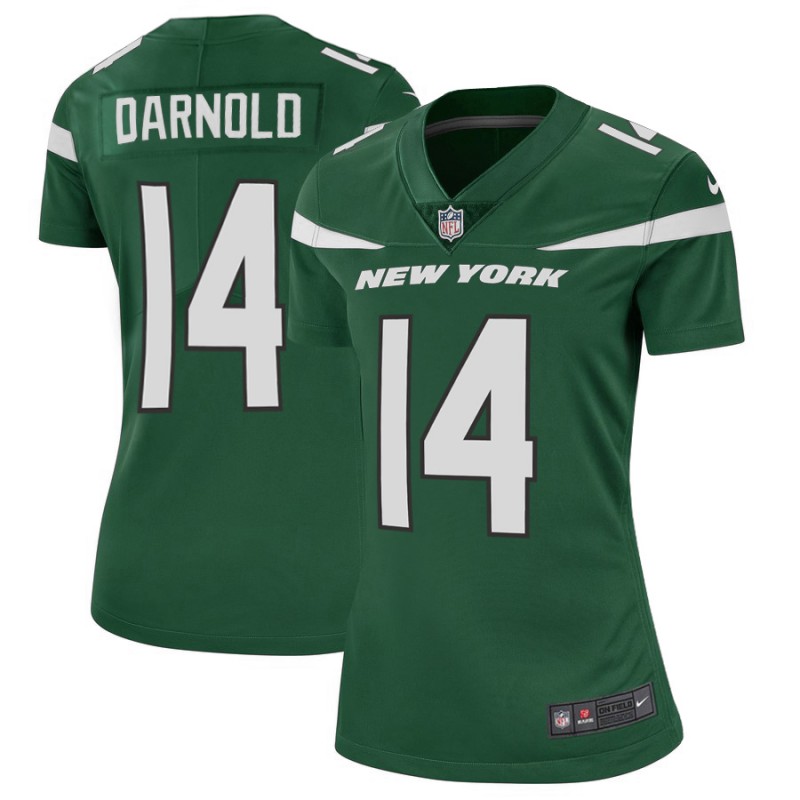 Women's New York Jets #14 Sam Darnold 2019 Green Vapor Untouchable Limited Stitched NFL Jersey(Run Small)